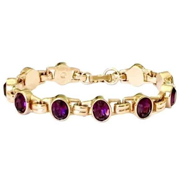 Authentic Vintage Swavorski Crystal Bracelet - Picture 1 of 8